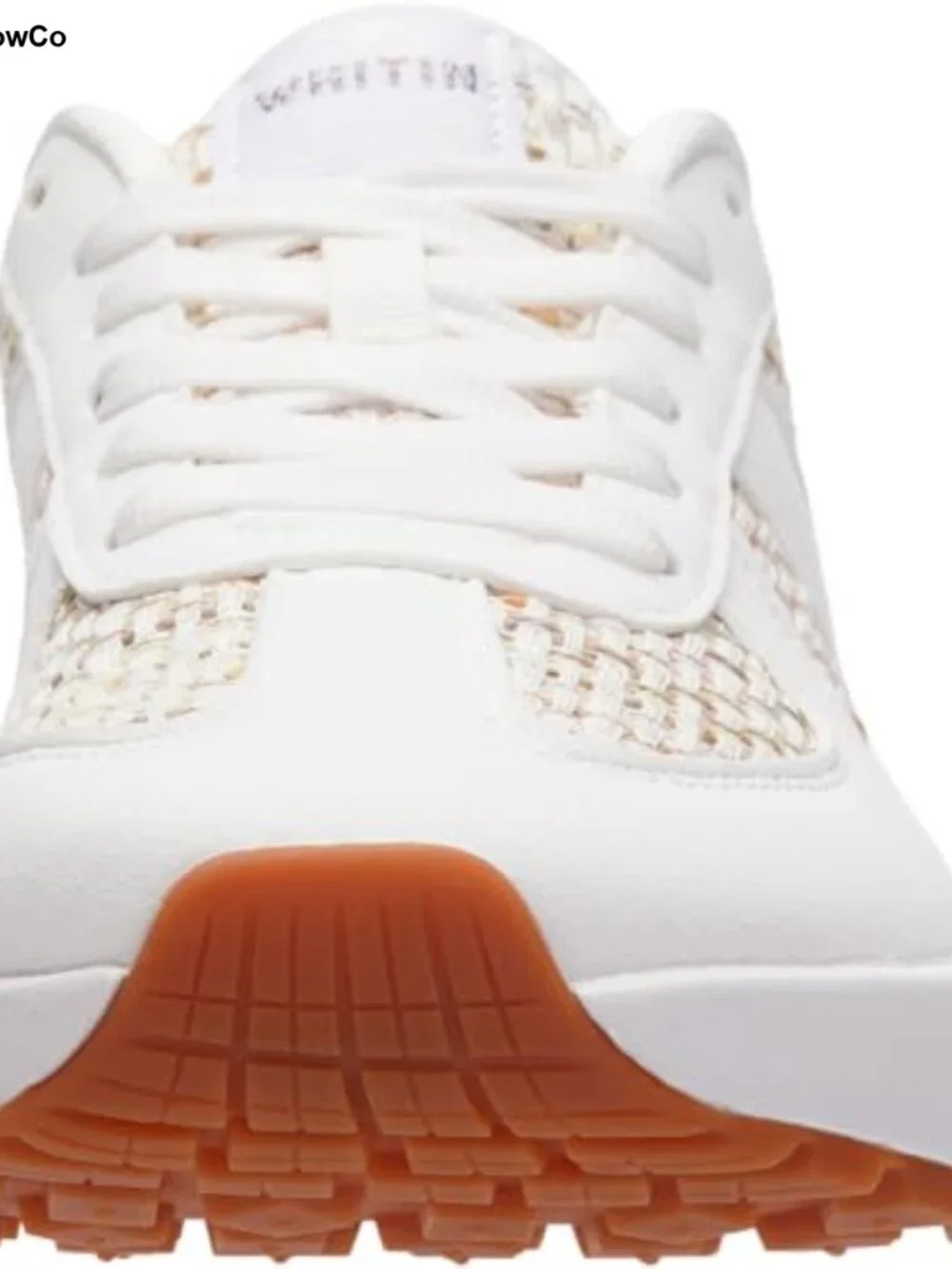 Women's Wide Toe Box Retro Patchwork Sneaker Cushioned Support Lace-Up